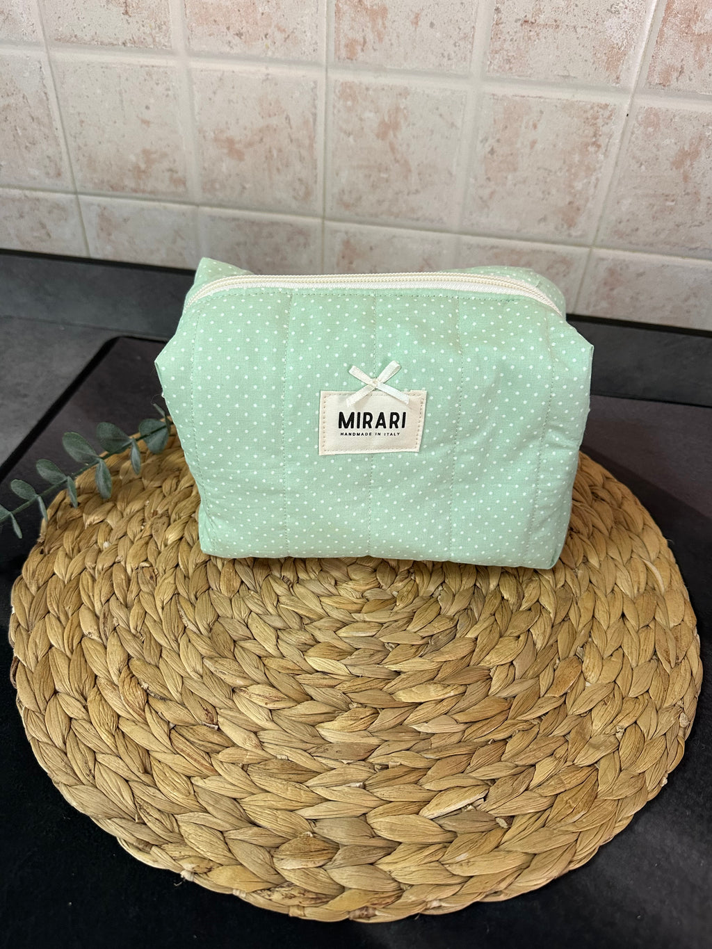 Beauty Case M - a pois - PRONTA CONSEGNA