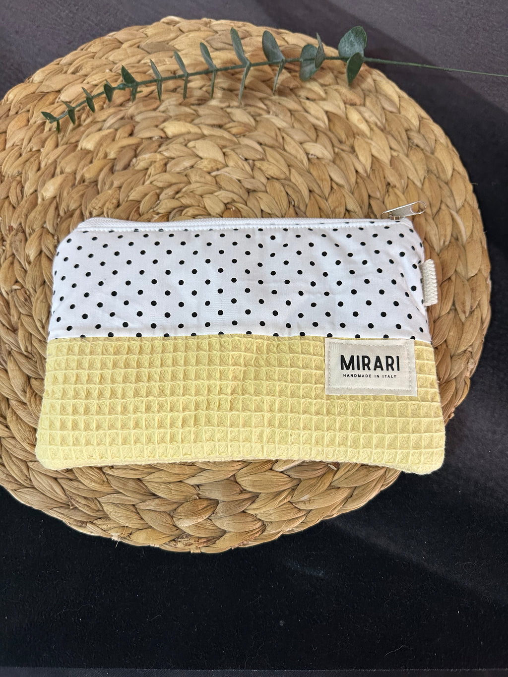 Pochette Waffle - Pastello, Pois