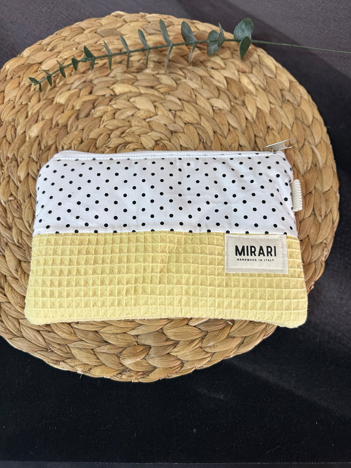 Pochette Waffle - Pastello, Pois