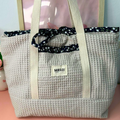 Tote bag "Afrodite" - Waffle Sabbia